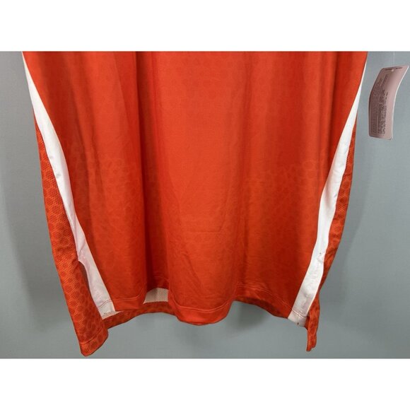 Nike NEW Clemson Tigers NCAA Mens M Sample Orange Vented Training Run T-Shirt - Picture 4 of 13